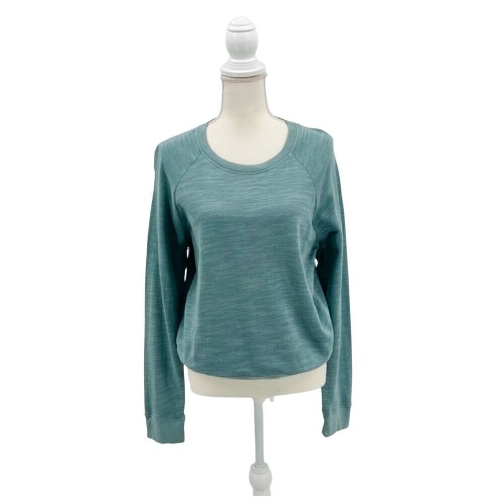 J.Crew Sweatshirt Vintage Fleece Blue Cotton Size M